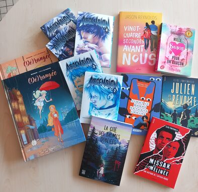 Romans, mangas, BD dans ce 1er arrivage de l'année scolaire 